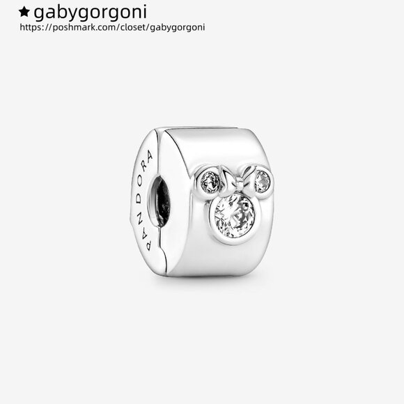 Pandora Disney Mickey Mouse & Minnie Mouse Clip Charm - Picture 1 of 4